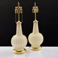 Pair of Murano Lamps, Manner of Barovier & Toso - Sold for $2,125 on 05-15-2021 (Lot 180).jpg